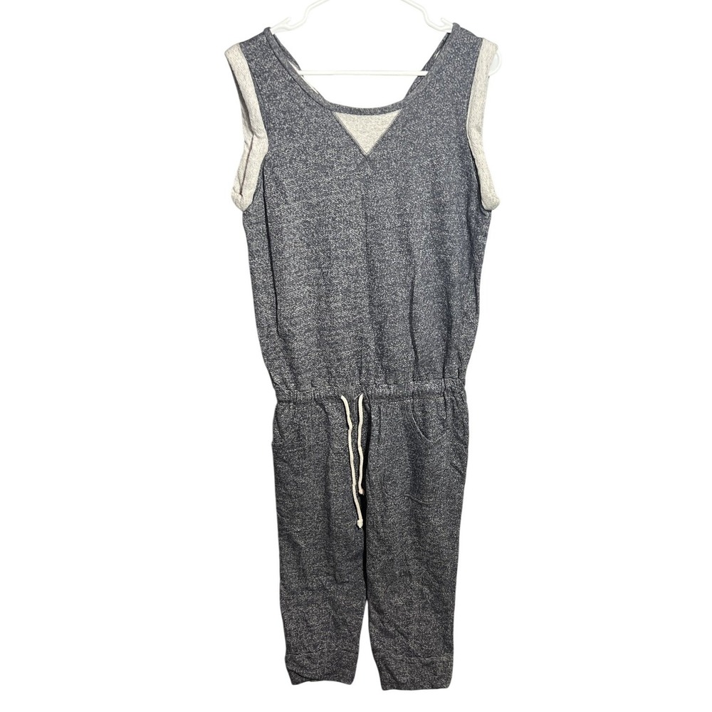 LNA for Urban Outfitters Women's Gray Sleeveless V-Neck Jumpsuit‎ Drawstring